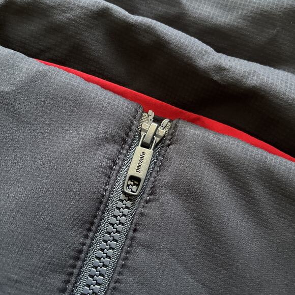 Pacsafe Transit Vest Womens XL Navy Blue Full Zip Anti Theft Technology - Picture 16 of 16